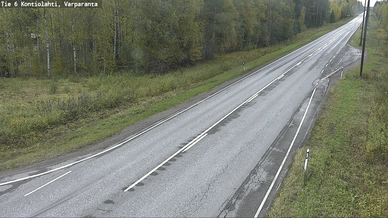 Weather Camera Image Road 6 Kontiolahti, Varparanta, Kontiolahti, Pohjois-Karjala