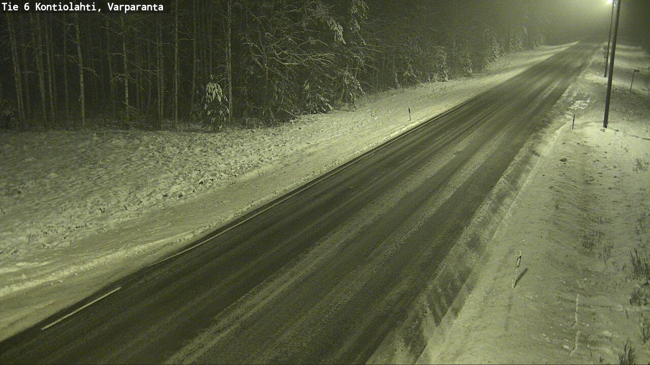 Weather Camera Image Road 6 Kontiolahti, Varparanta, Kontiolahti, Pohjois-Karjala