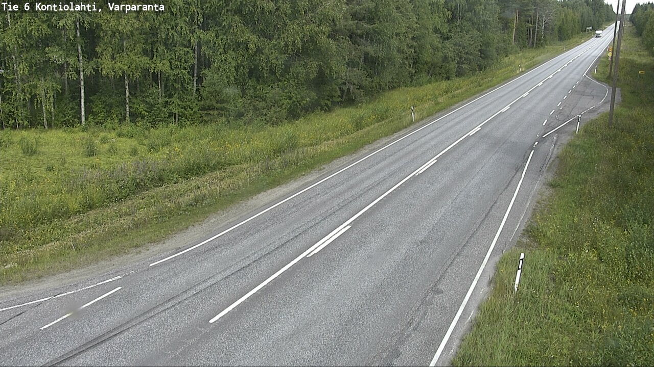 Weather Camera Image Road 6 Kontiolahti, Varparanta, Kontiolahti, Pohjois-Karjala