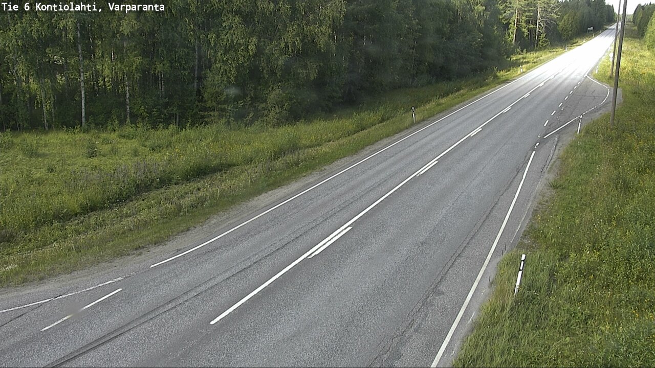 Weather Camera Image Road 6 Kontiolahti, Varparanta, Kontiolahti, Pohjois-Karjala