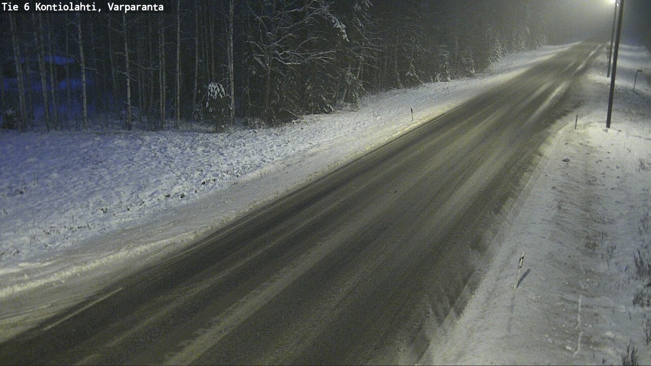 Weather Camera Image Road 6 Kontiolahti, Varparanta, Kontiolahti, Pohjois-Karjala