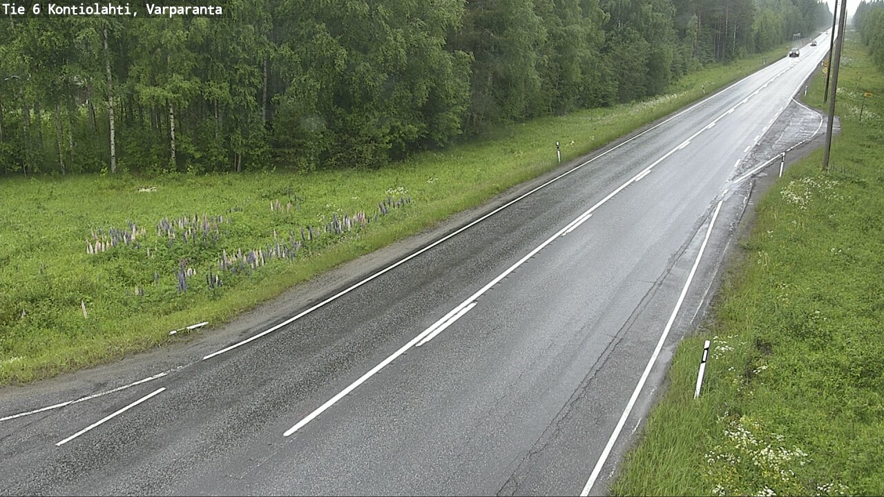 Weather Camera Image Road 6 Kontiolahti, Varparanta, Kontiolahti, Pohjois-Karjala