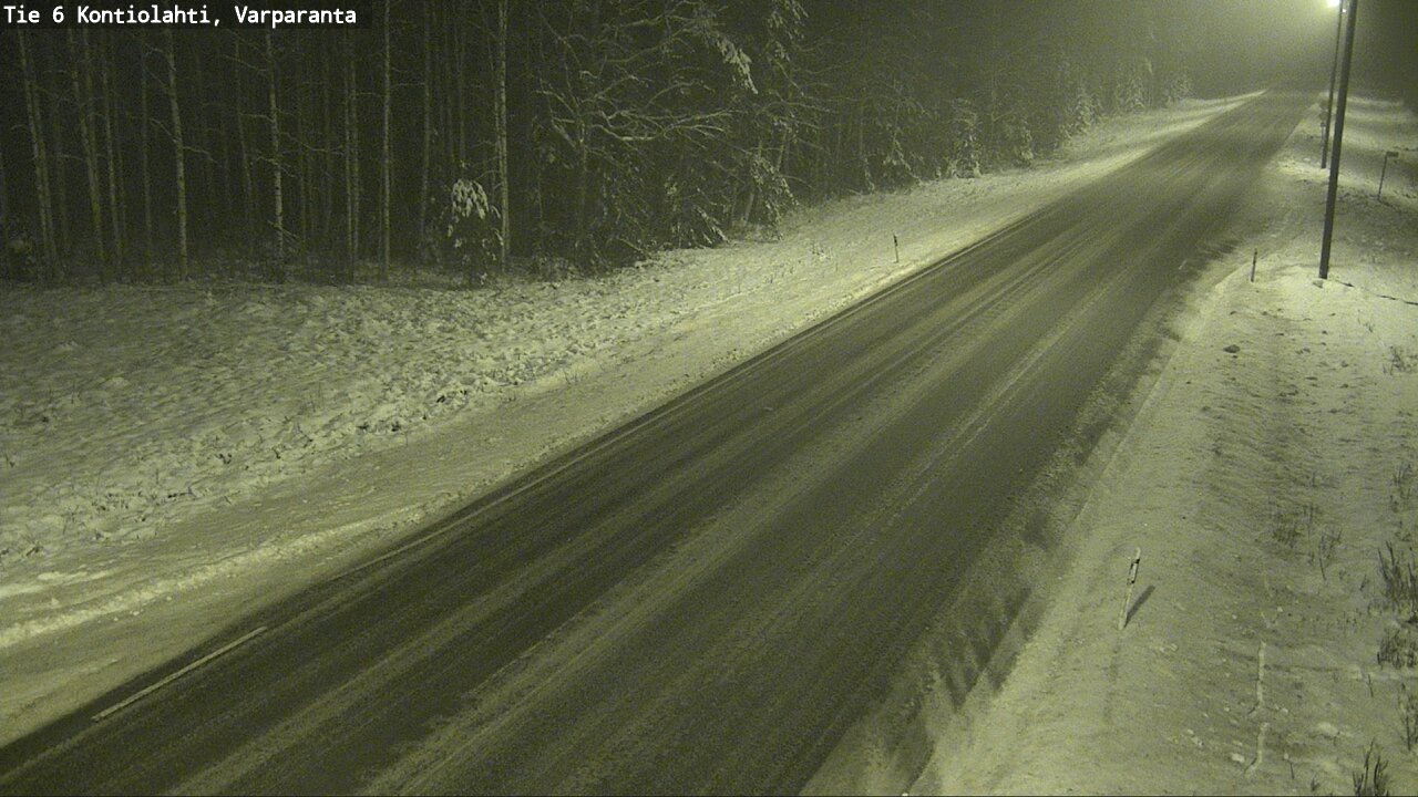 Weather Camera Image Road 6 Kontiolahti, Varparanta, Kontiolahti, Pohjois-Karjala