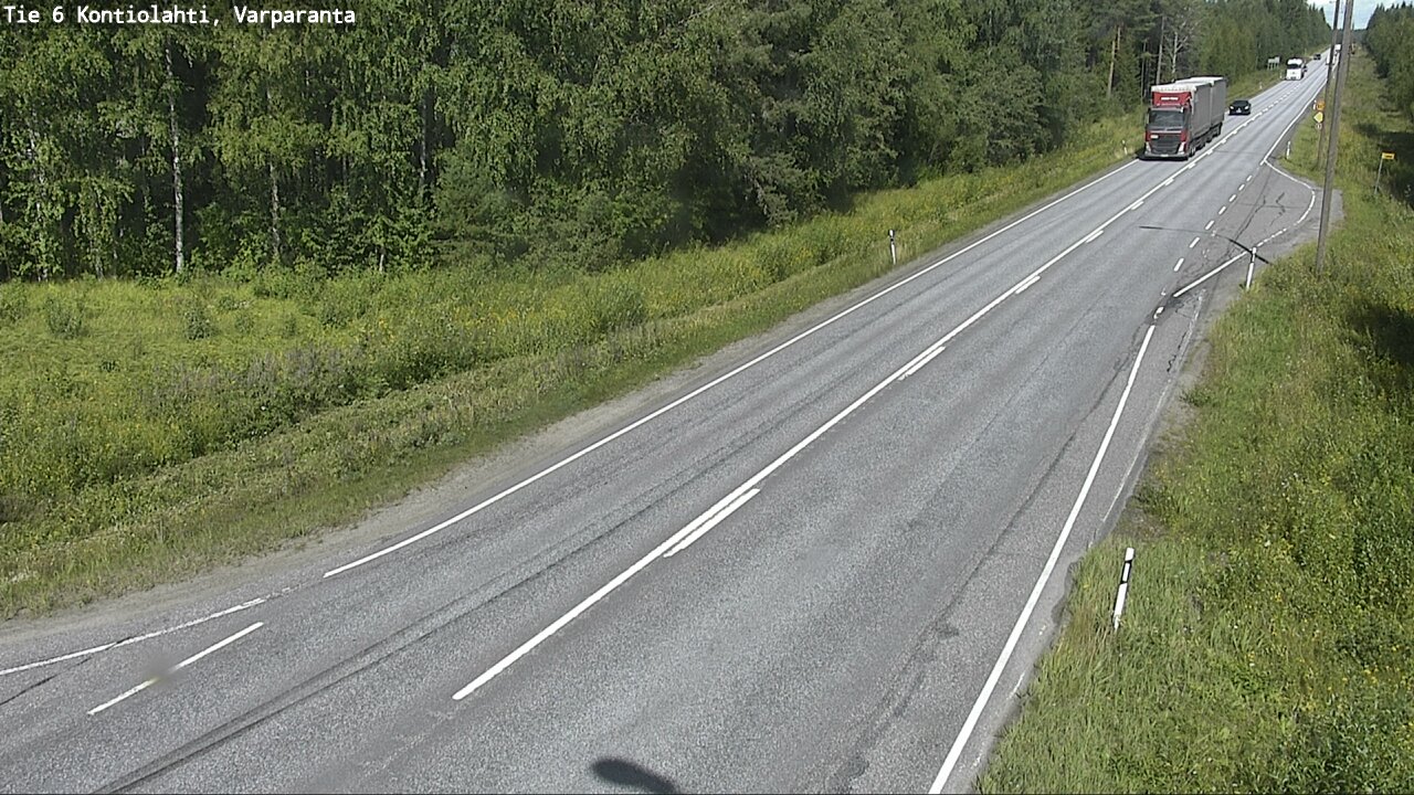 Weather Camera Image Road 6 Kontiolahti, Varparanta, Kontiolahti, Pohjois-Karjala