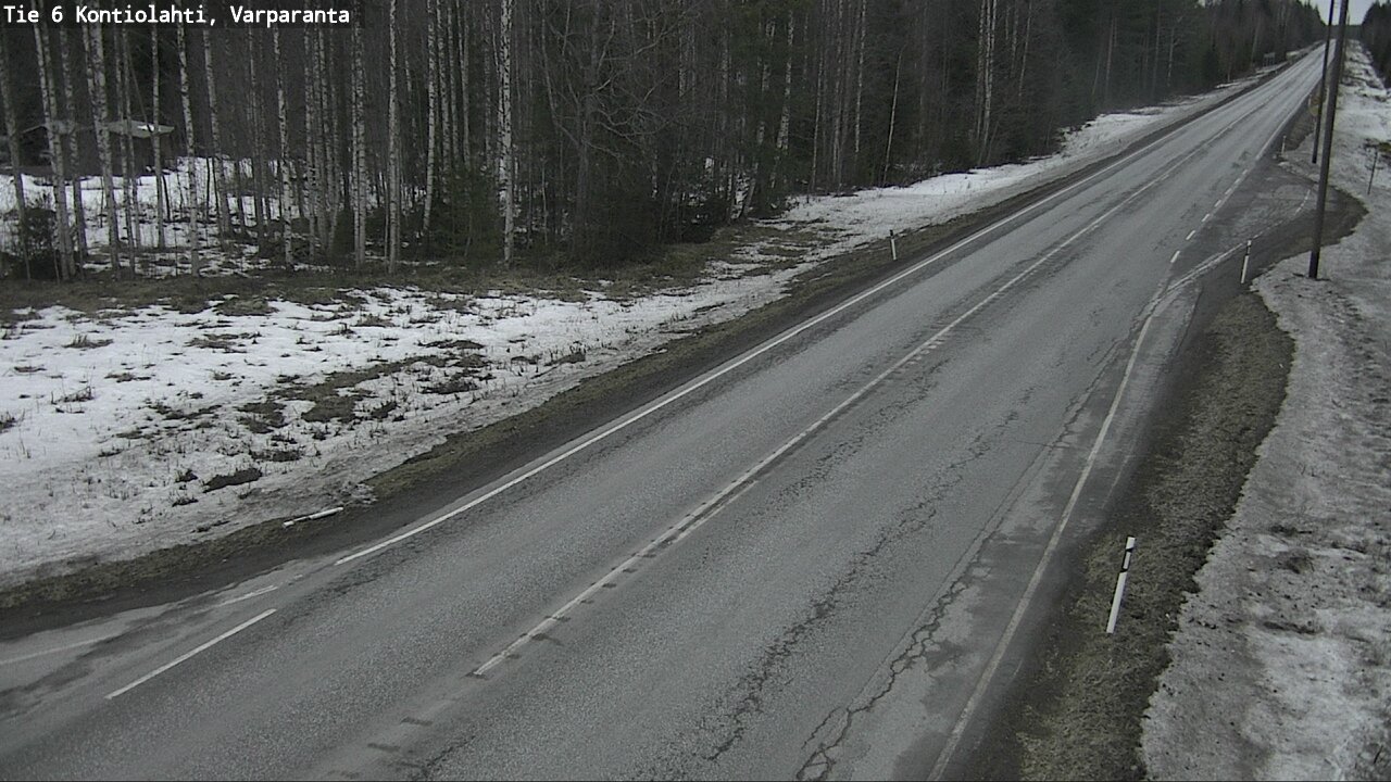 Kelikamerat Kuva Tie 6 Kontiolahti, Varpara, Kontiolahti, Pohjois-Karjala