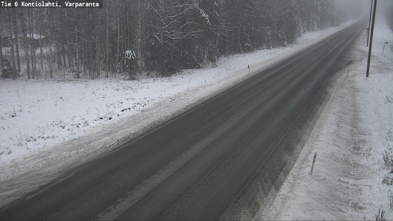 Weather Camera Image Road 6 Kontiolahti, Varparanta, Kontiolahti, Pohjois-Karjala