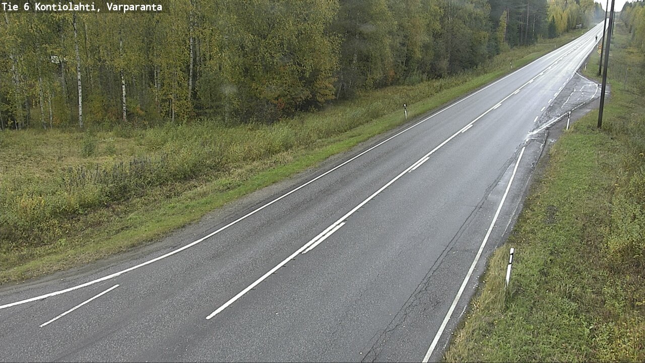 Weather Camera Image Road 6 Kontiolahti, Varparanta, Kontiolahti, Pohjois-Karjala