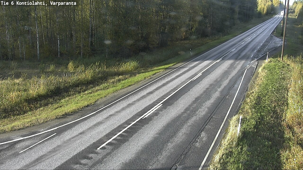 Weather Camera Image Road 6 Kontiolahti, Varparanta, Kontiolahti, Pohjois-Karjala