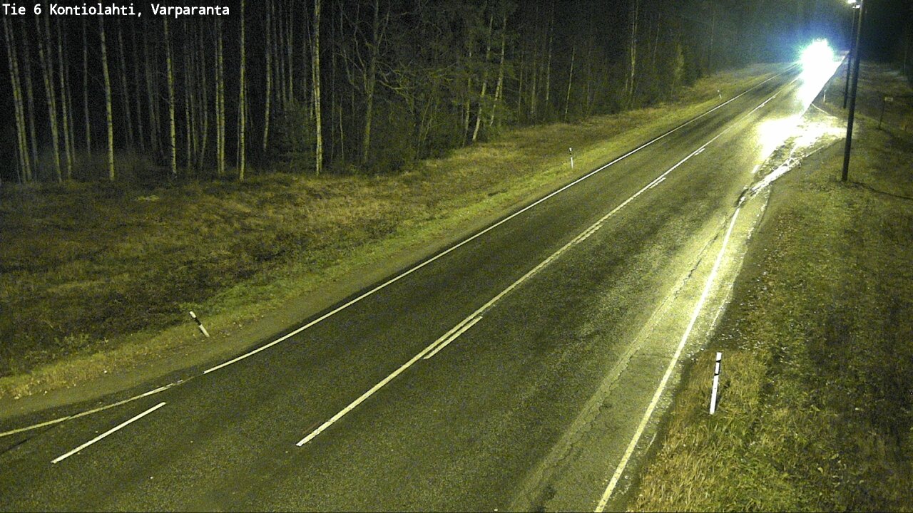 Kelikamerat Kuva Tie 6 Kontiolahti, Varpara, Kontiolahti, Pohjois-Karjala