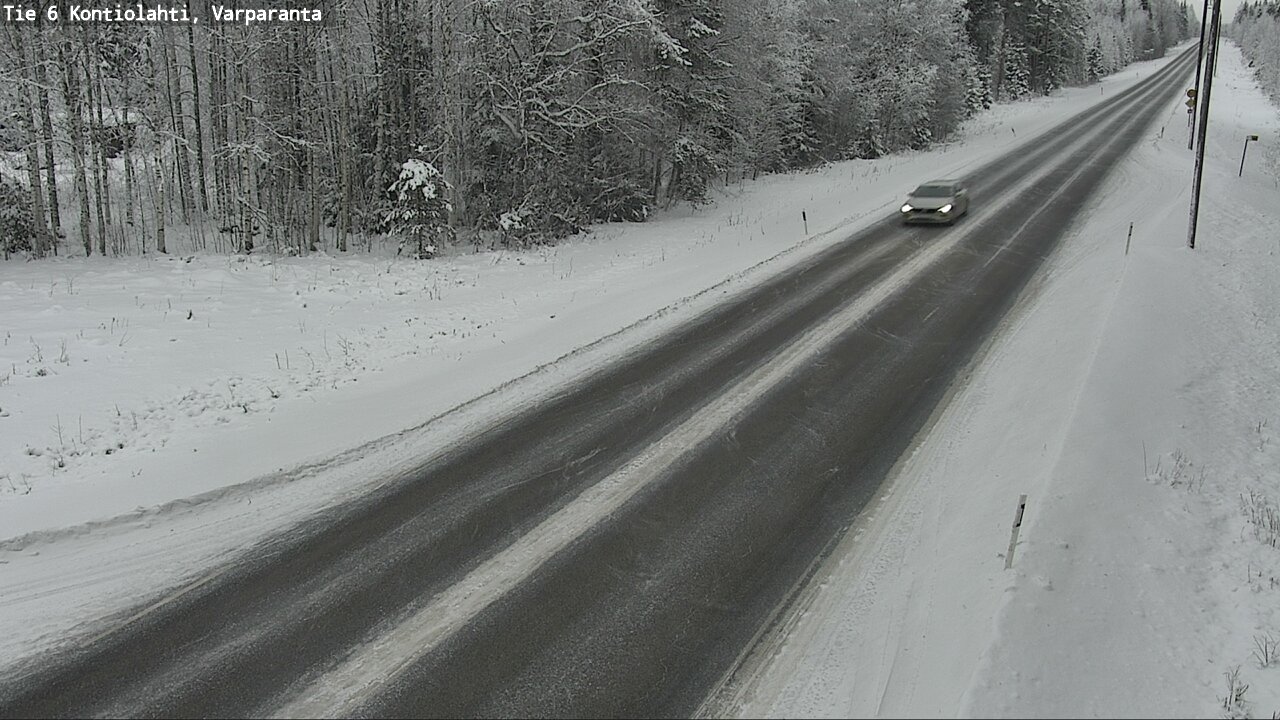 Weather Camera Image Road 6 Kontiolahti, Varparanta, Kontiolahti, Pohjois-Karjala