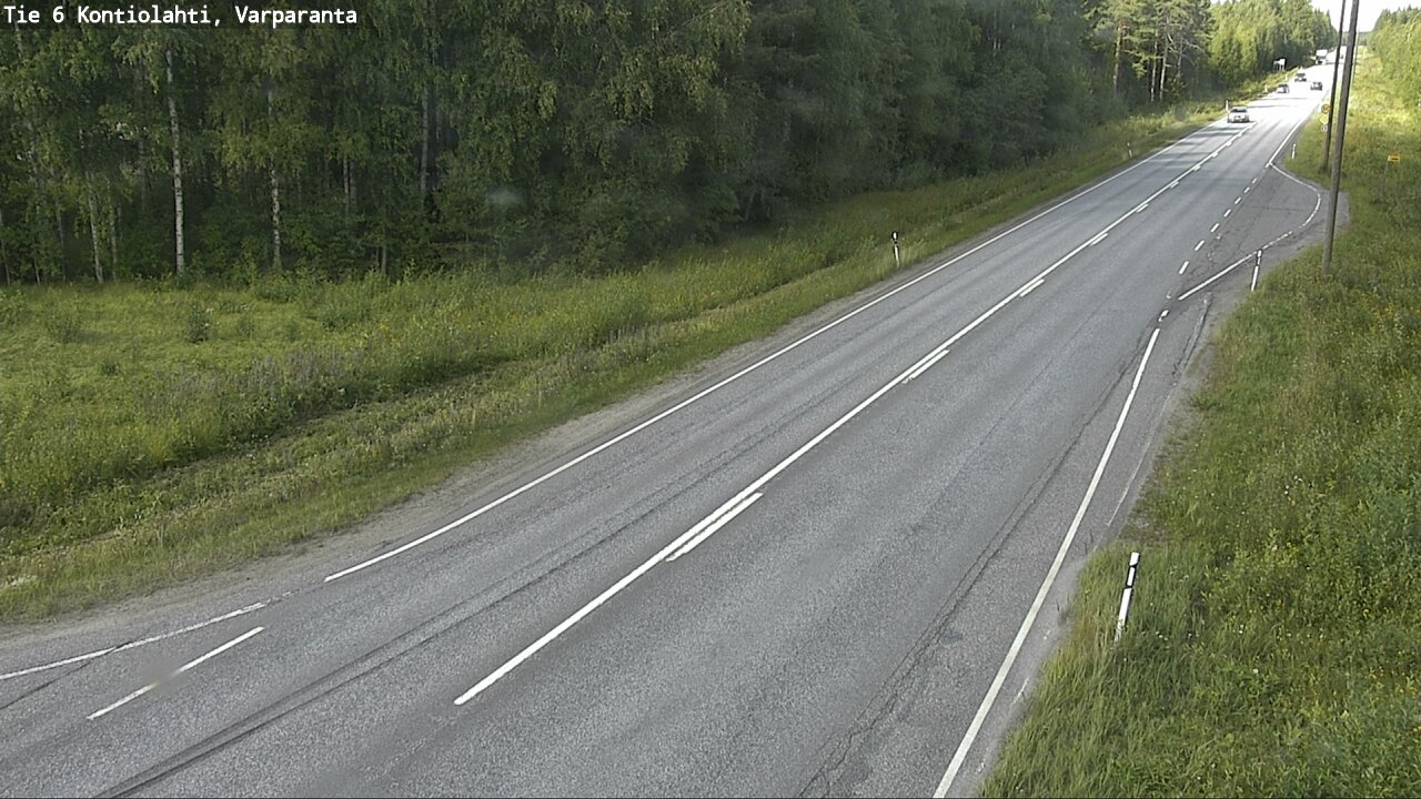 Weather Camera Image Road 6 Kontiolahti, Varparanta, Kontiolahti, Pohjois-Karjala