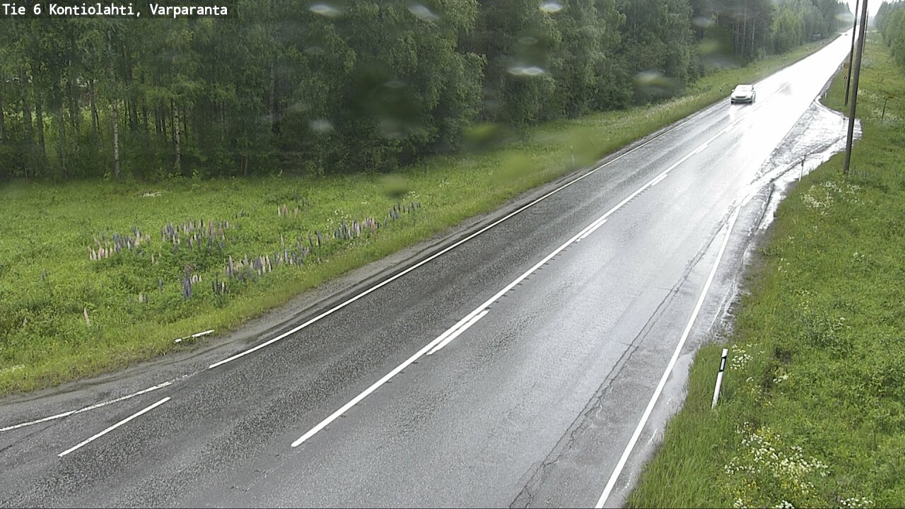 Weather Camera Image Road 6 Kontiolahti, Varparanta, Kontiolahti, Pohjois-Karjala