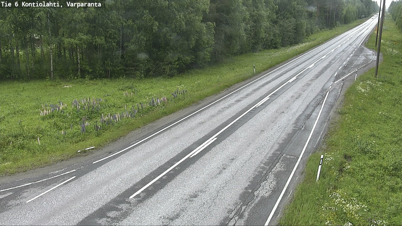 Weather Camera Image Road 6 Kontiolahti, Varparanta, Kontiolahti, Pohjois-Karjala