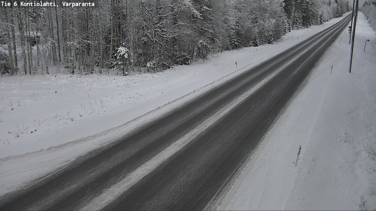 Kelikamerat Kuva Tie 6 Kontiolahti, Varpara, Kontiolahti, Pohjois-Karjala