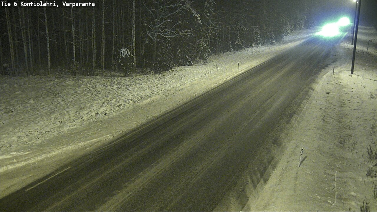Weather Camera Image Road 6 Kontiolahti, Varparanta, Kontiolahti, Pohjois-Karjala