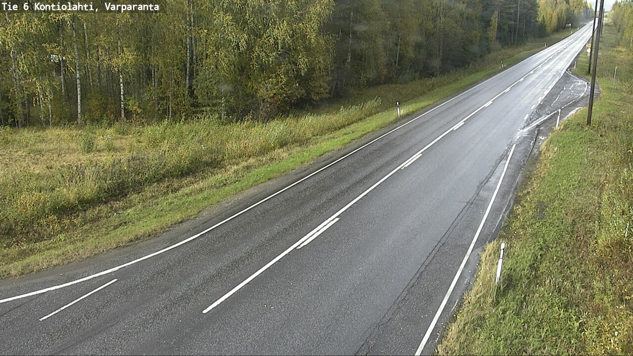 Weather Camera Image Road 6 Kontiolahti, Varparanta, Kontiolahti, Pohjois-Karjala