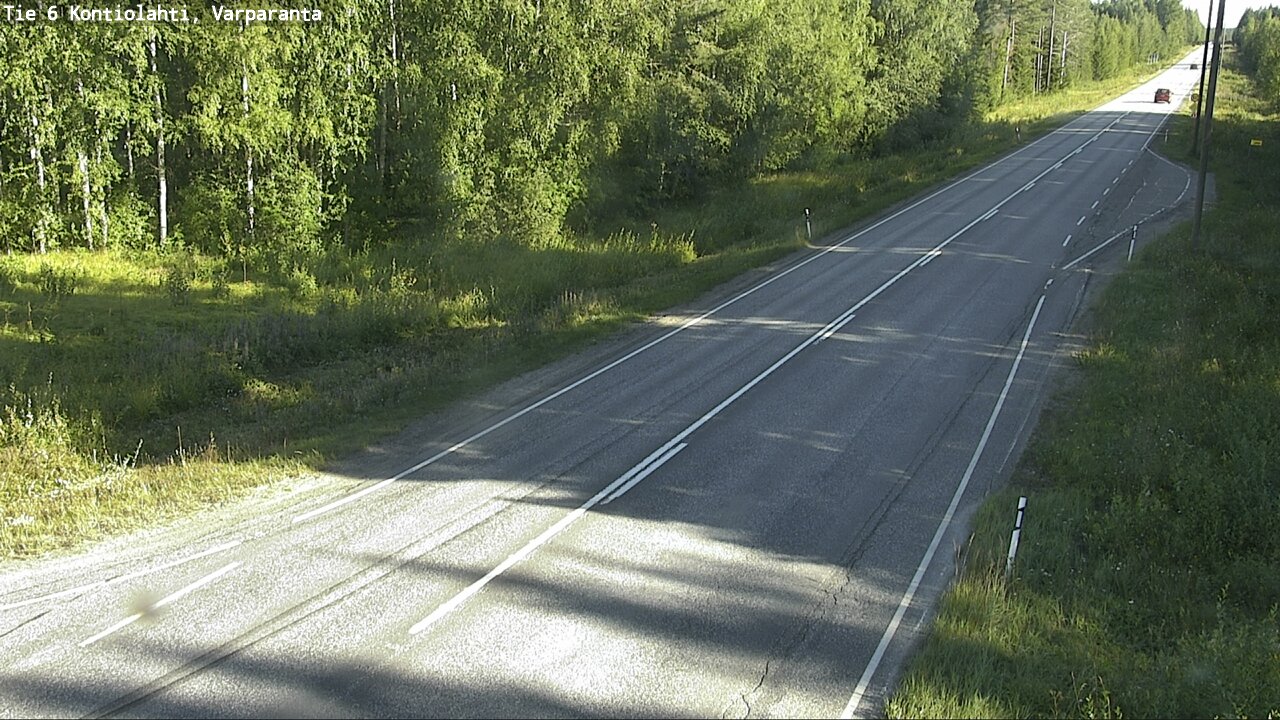 Weather Camera Image Road 6 Kontiolahti, Varparanta, Kontiolahti, Pohjois-Karjala