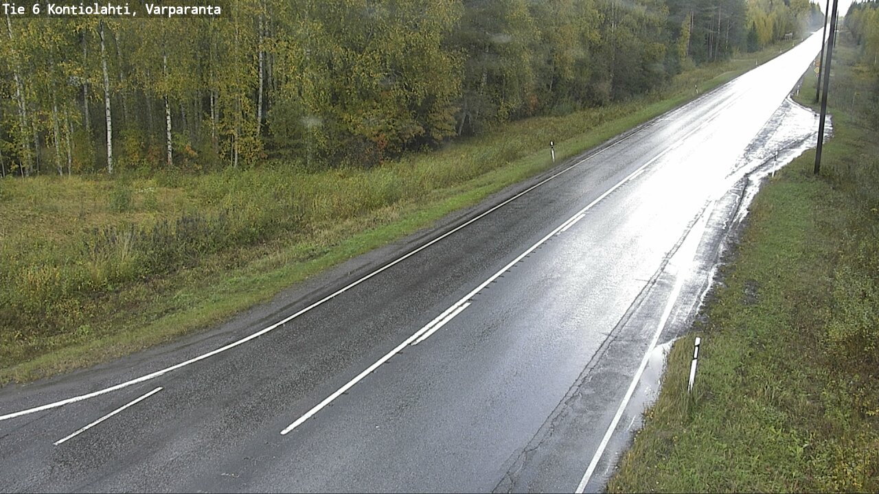 Weather Camera Image Road 6 Kontiolahti, Varparanta, Kontiolahti, Pohjois-Karjala
