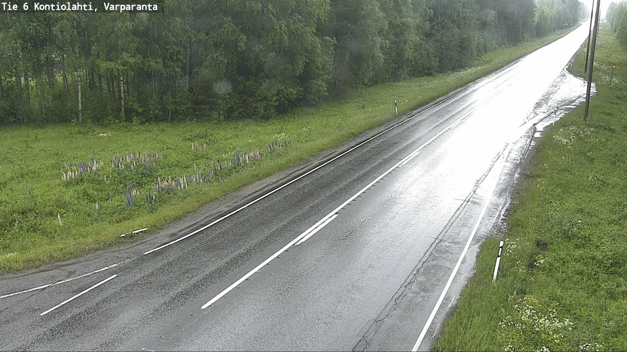 Weather Camera Image Road 6 Kontiolahti, Varparanta, Kontiolahti, Pohjois-Karjala