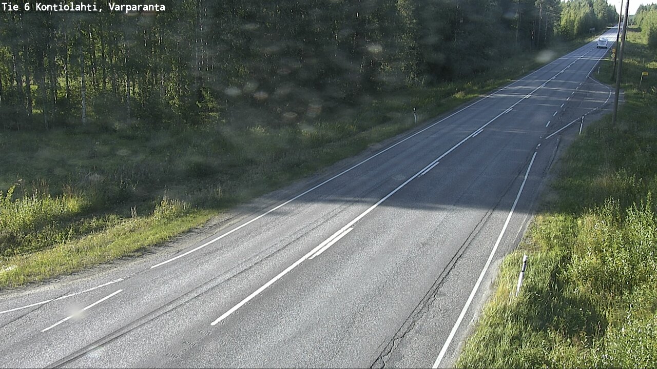 Weather Camera Image Road 6 Kontiolahti, Varparanta, Kontiolahti, Pohjois-Karjala