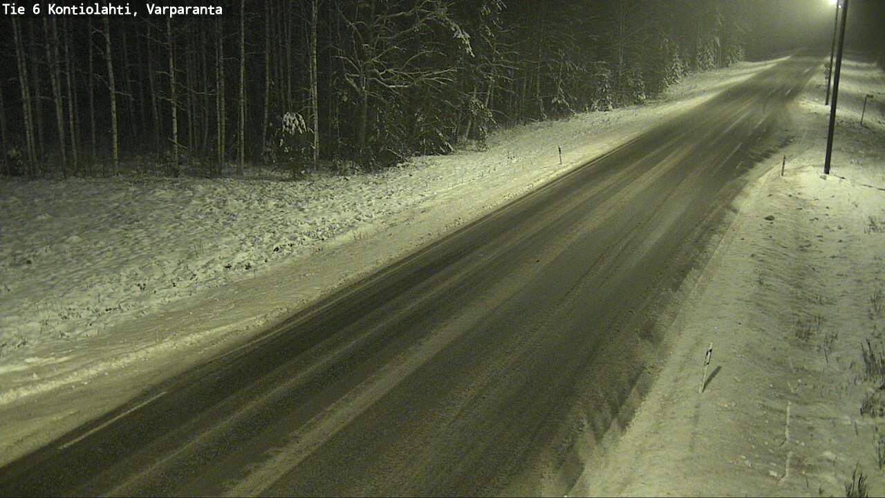 Weather Camera Image Road 6 Kontiolahti, Varparanta, Kontiolahti, Pohjois-Karjala