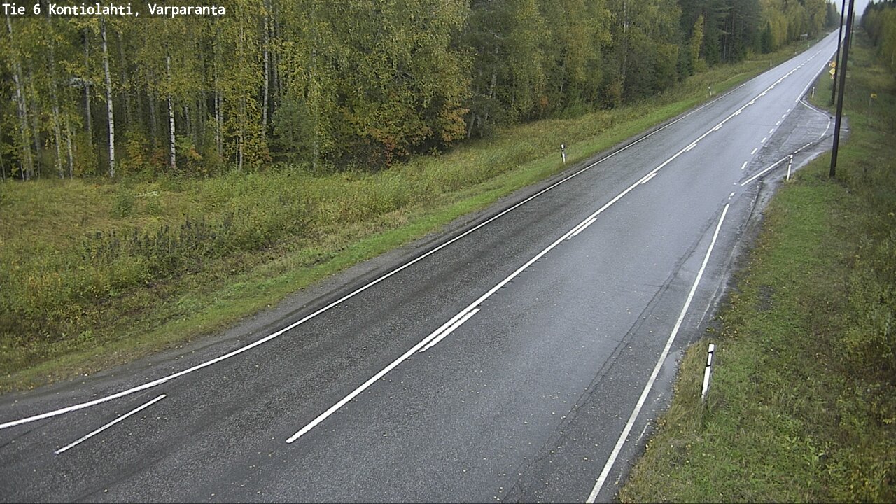 Weather Camera Image Road 6 Kontiolahti, Varparanta, Kontiolahti, Pohjois-Karjala