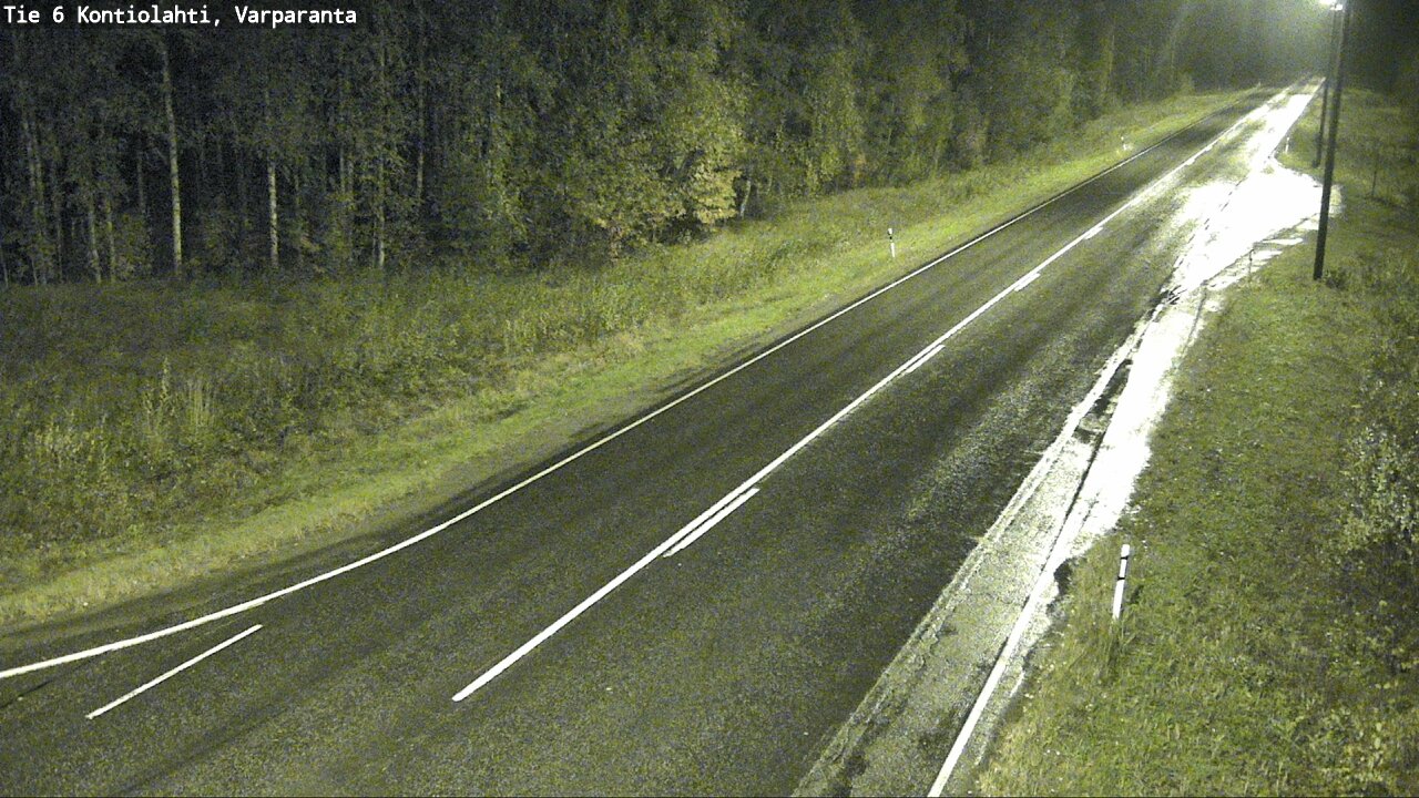 Weather Camera Image Road 6 Kontiolahti, Varparanta, Kontiolahti, Pohjois-Karjala