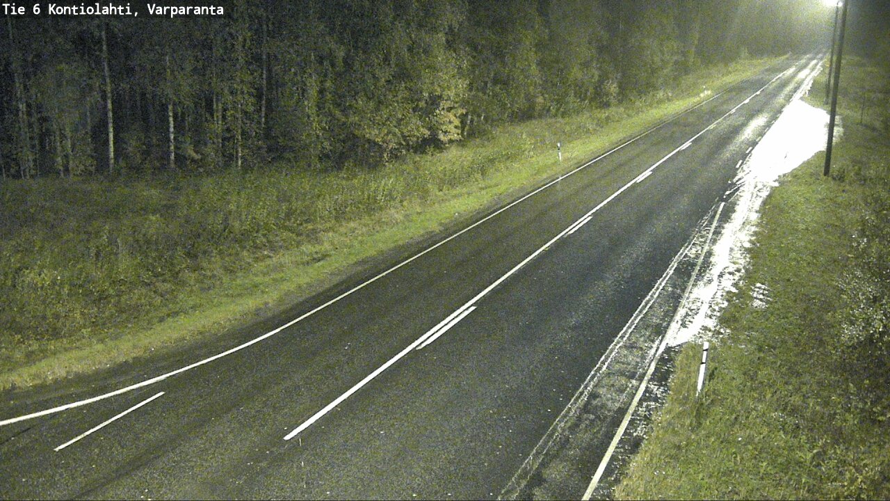 Weather Camera Image Road 6 Kontiolahti, Varparanta, Kontiolahti, Pohjois-Karjala