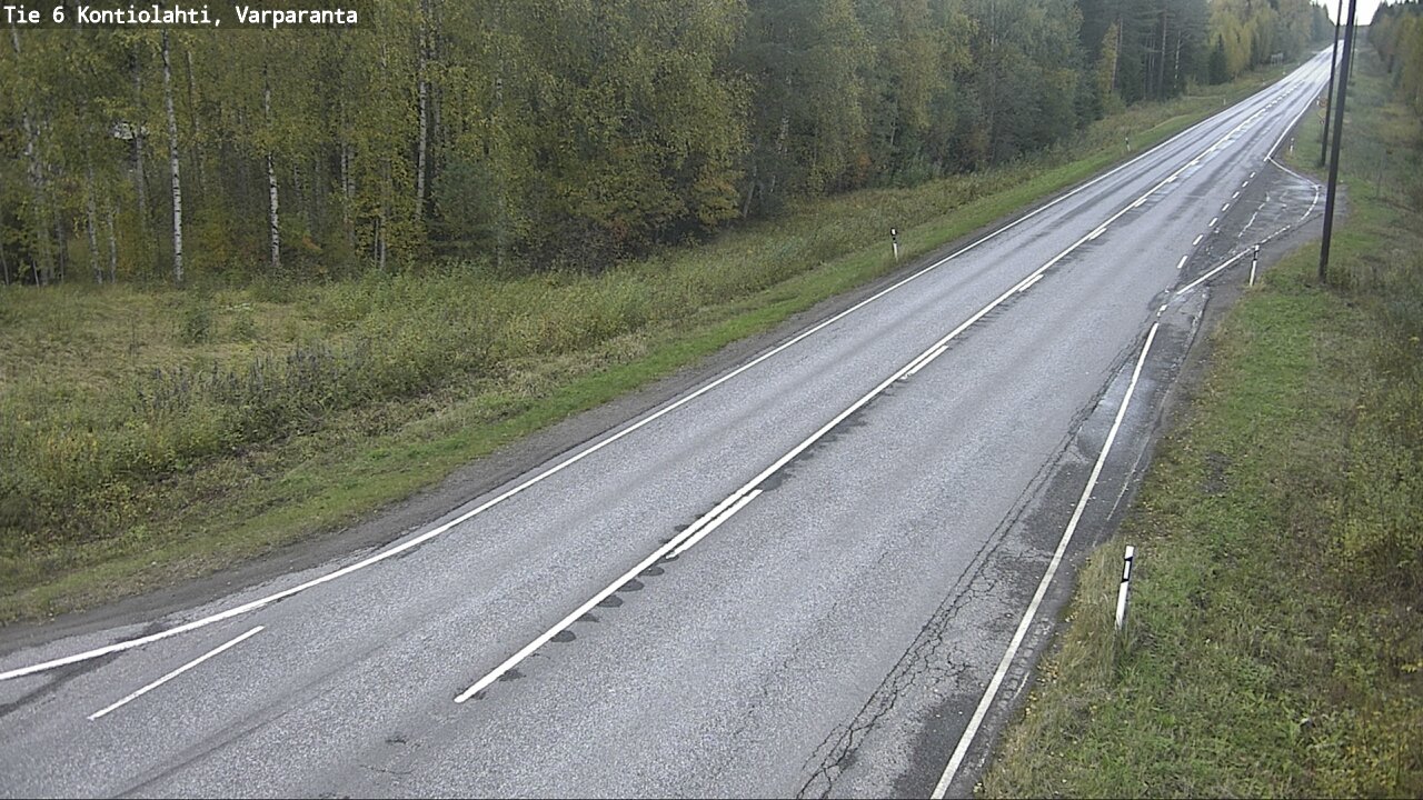 Weather Camera Image Road 6 Kontiolahti, Varparanta, Kontiolahti, Pohjois-Karjala