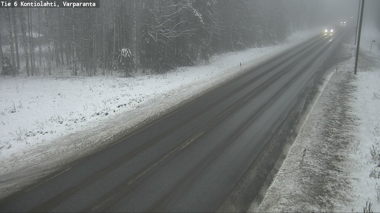 Weather Camera Image Road 6 Kontiolahti, Varparanta, Kontiolahti, Pohjois-Karjala