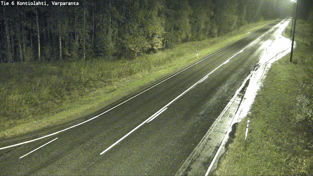 Weather Camera Image Road 6 Kontiolahti, Varparanta, Kontiolahti, Pohjois-Karjala