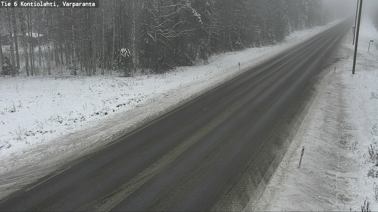 Weather Camera Image Road 6 Kontiolahti, Varparanta, Kontiolahti, Pohjois-Karjala