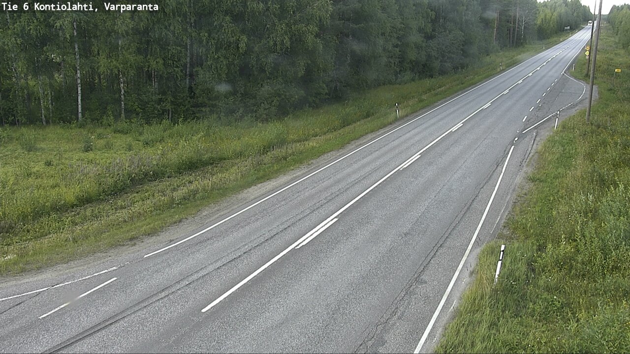 Weather Camera Image Road 6 Kontiolahti, Varparanta, Kontiolahti, Pohjois-Karjala