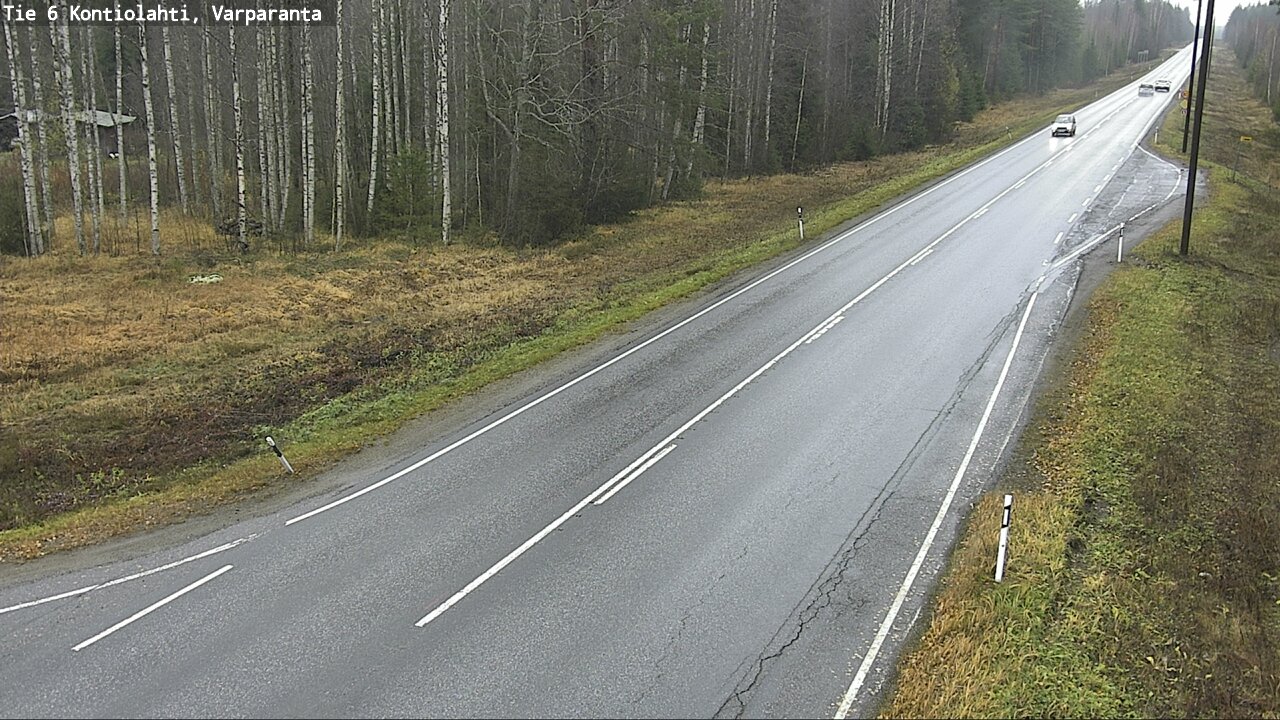 Kelikamerat Kuva Tie 6 Kontiolahti, Varpara, Kontiolahti, Pohjois-Karjala