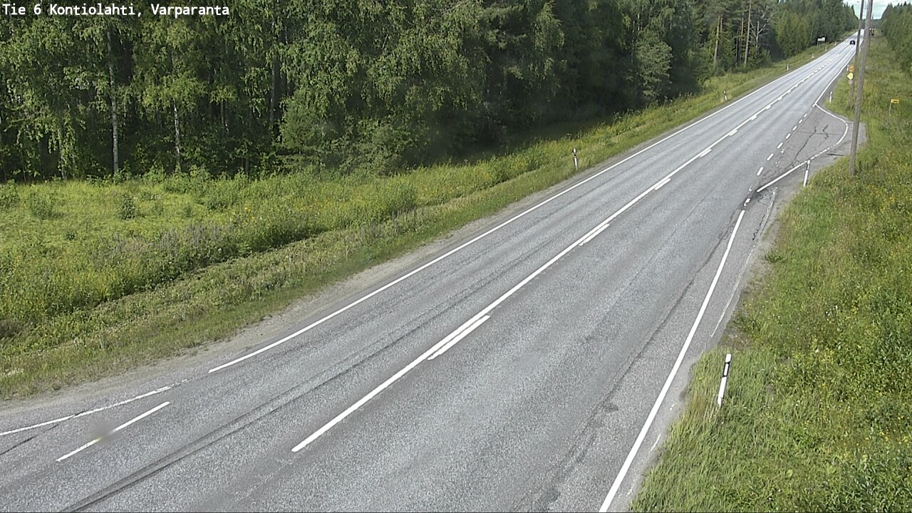 Weather Camera Image Road 6 Kontiolahti, Varparanta, Kontiolahti, Pohjois-Karjala