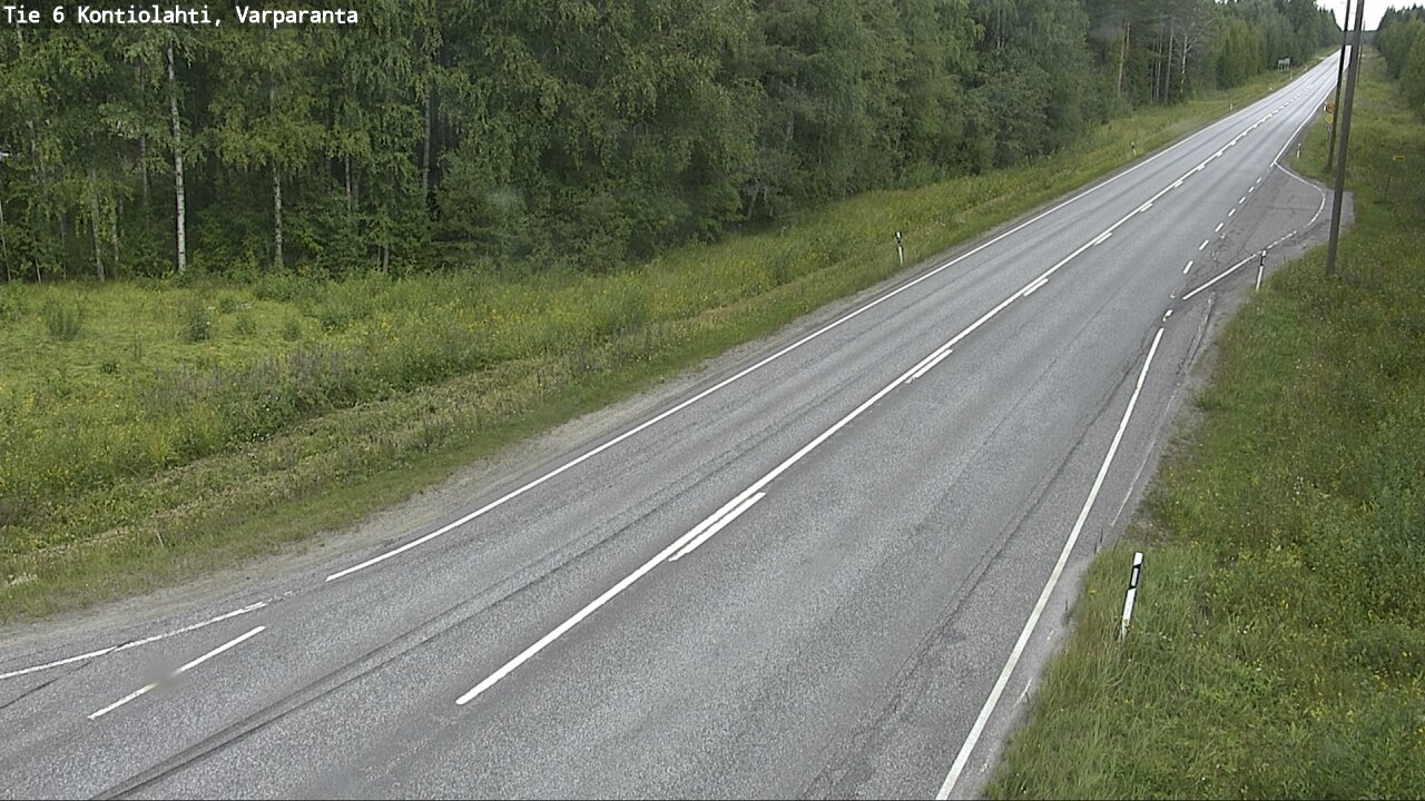 Kelikamerat Kuva Tie 6 Kontiolahti, Varpara, Kontiolahti, Pohjois-Karjala