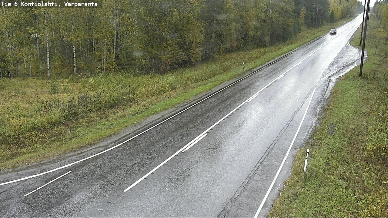 Weather Camera Image Road 6 Kontiolahti, Varparanta, Kontiolahti, Pohjois-Karjala