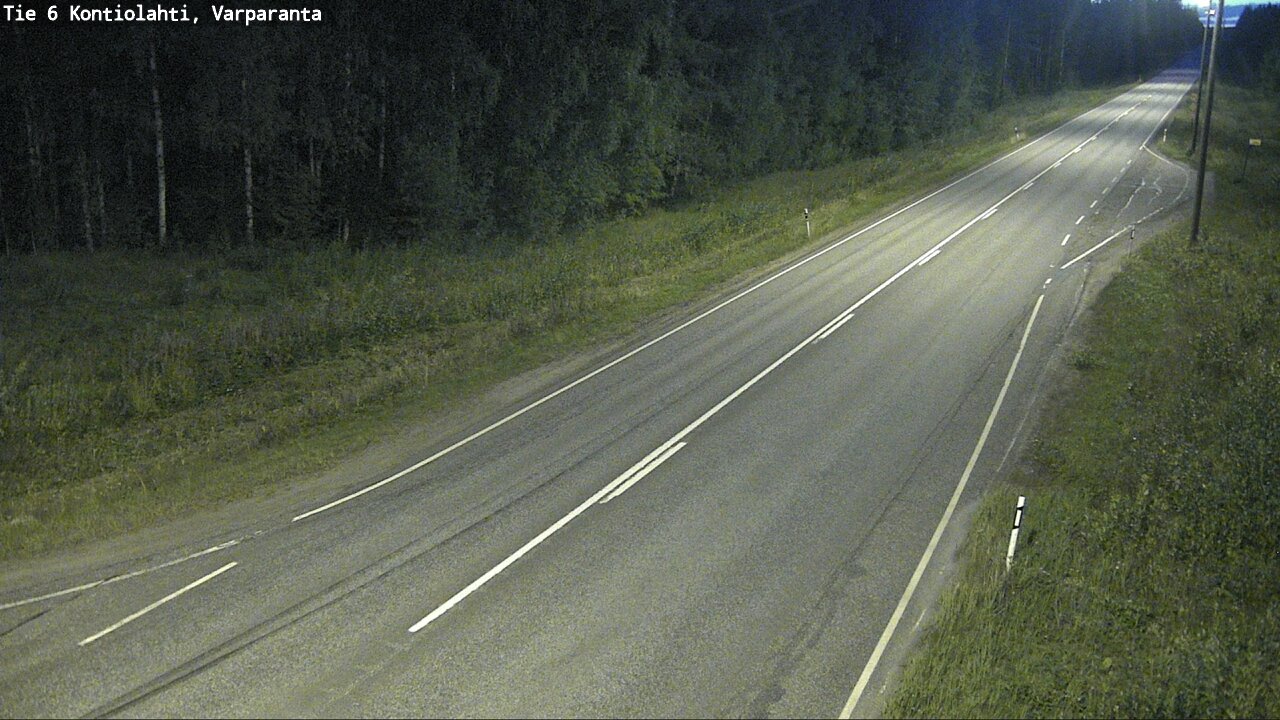Weather Camera Image Road 6 Kontiolahti, Varparanta, Kontiolahti, Pohjois-Karjala
