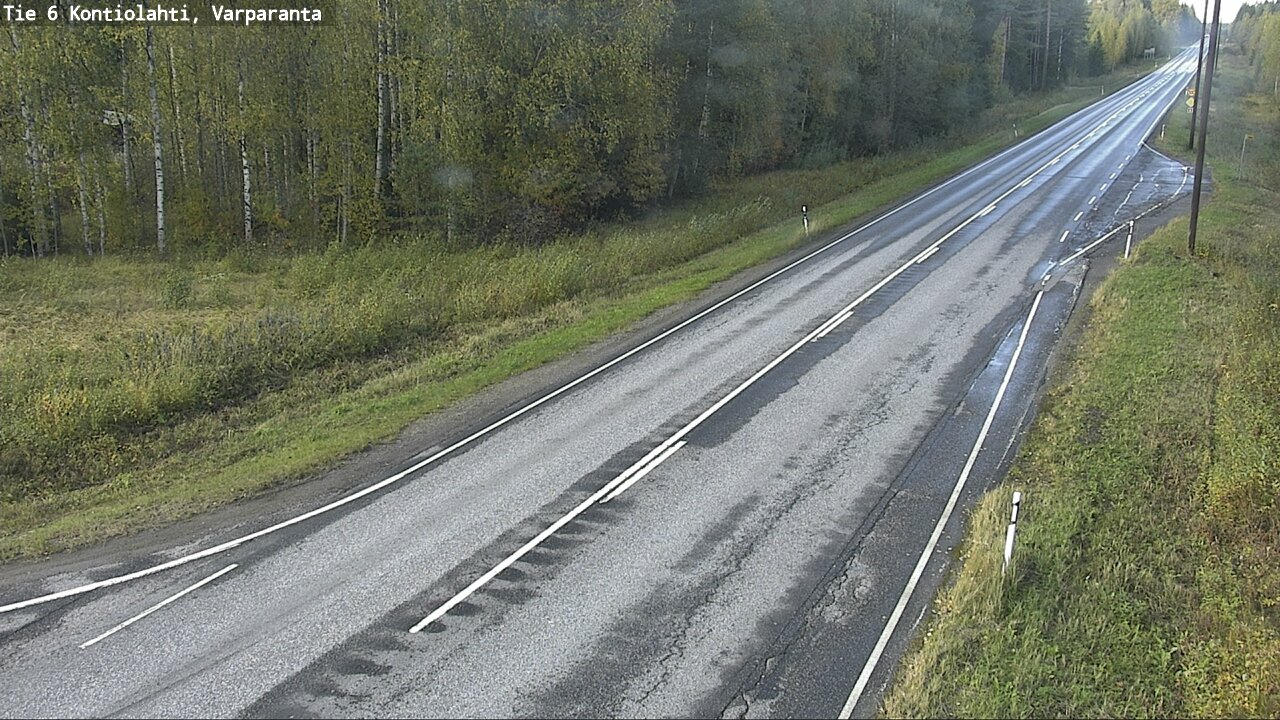 Weather Camera Image Road 6 Kontiolahti, Varparanta, Kontiolahti, Pohjois-Karjala