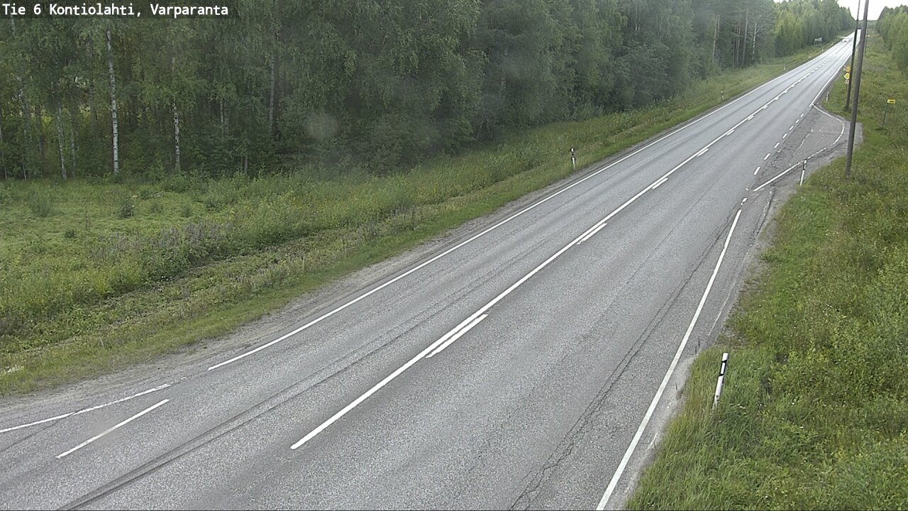 Weather Camera Image Road 6 Kontiolahti, Varparanta, Kontiolahti, Pohjois-Karjala