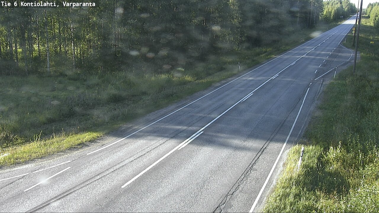 Weather Camera Image Road 6 Kontiolahti, Varparanta, Kontiolahti, Pohjois-Karjala