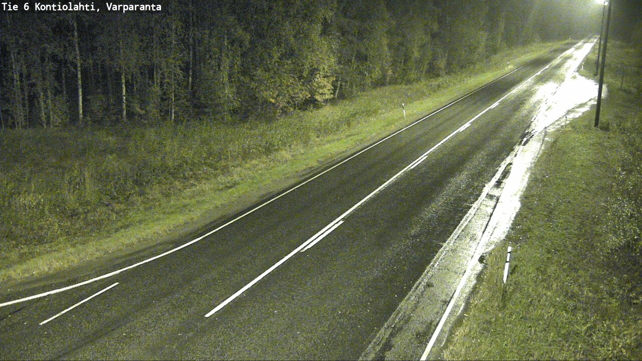 Weather Camera Image Road 6 Kontiolahti, Varparanta, Kontiolahti, Pohjois-Karjala