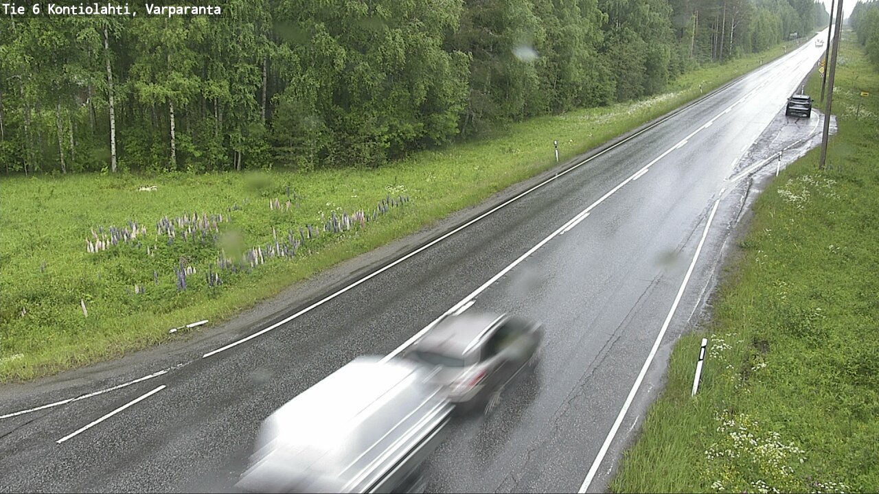 Weather Camera Image Road 6 Kontiolahti, Varparanta, Kontiolahti, Pohjois-Karjala