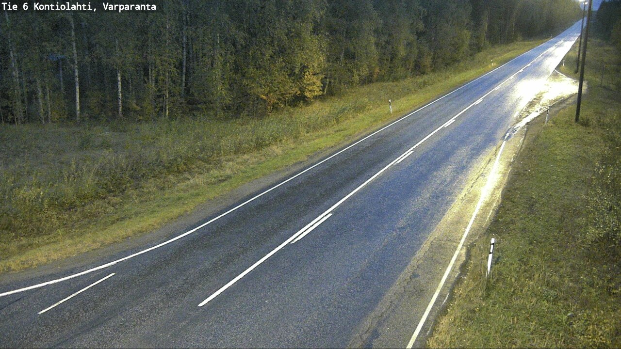Weather Camera Image Road 6 Kontiolahti, Varparanta, Kontiolahti, Pohjois-Karjala