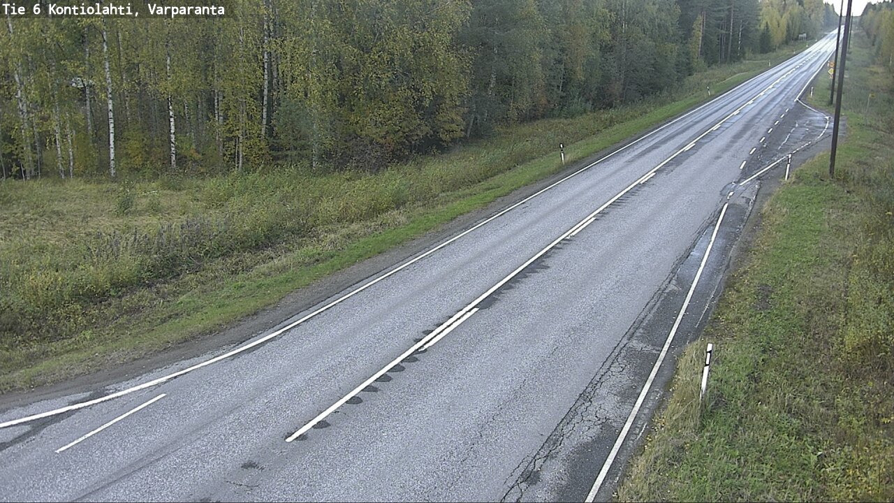Weather Camera Image Road 6 Kontiolahti, Varparanta, Kontiolahti, Pohjois-Karjala