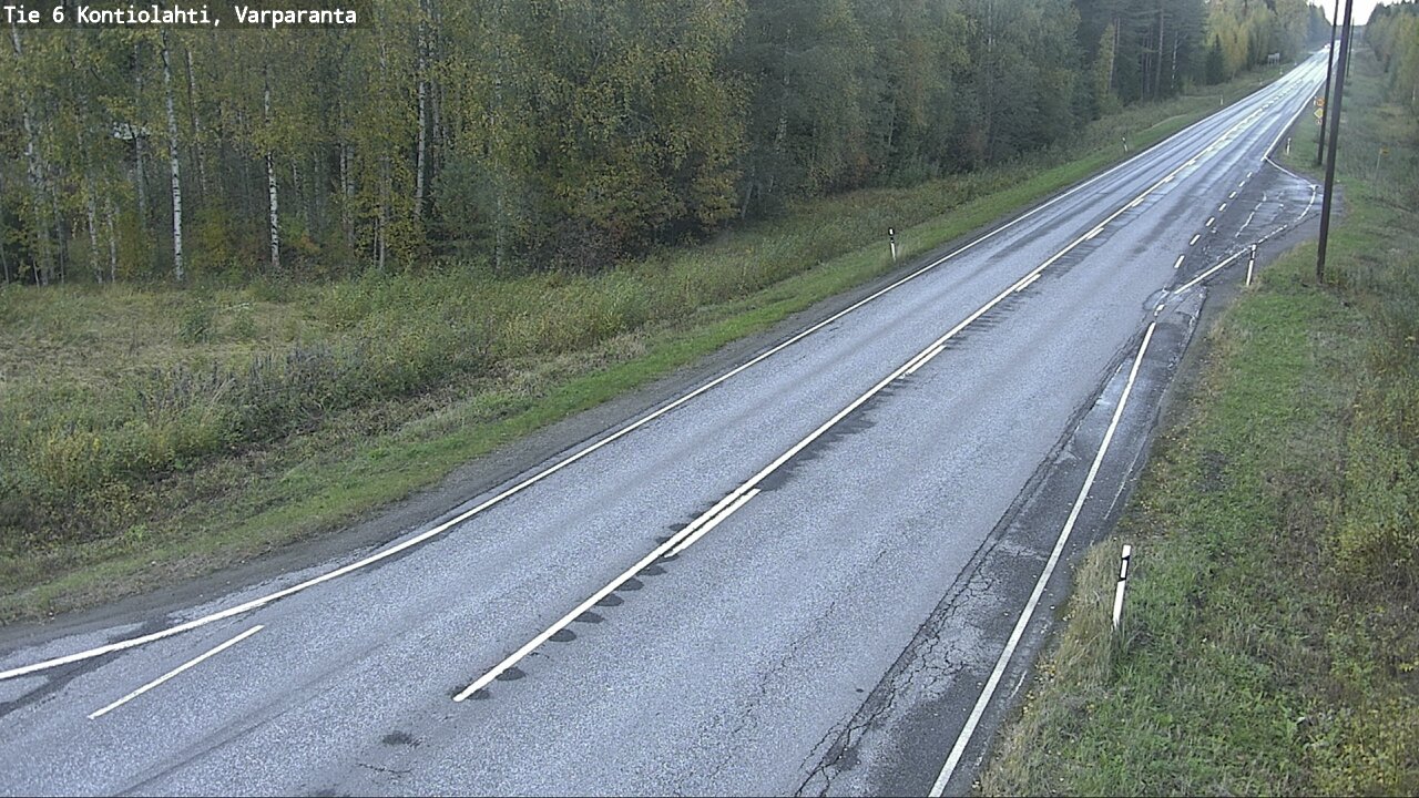 Weather Camera Image Road 6 Kontiolahti, Varparanta, Kontiolahti, Pohjois-Karjala