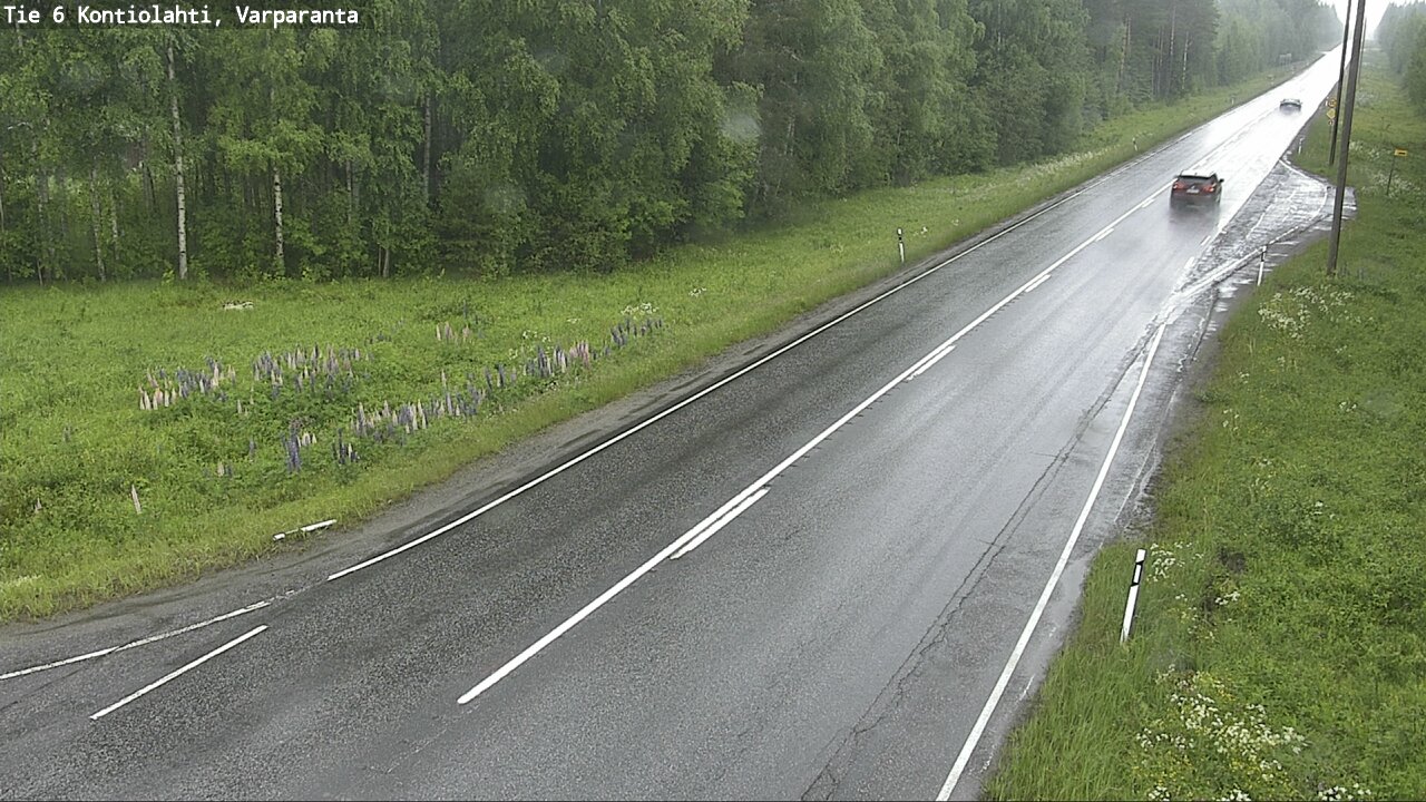 Weather Camera Image Road 6 Kontiolahti, Varparanta, Kontiolahti, Pohjois-Karjala