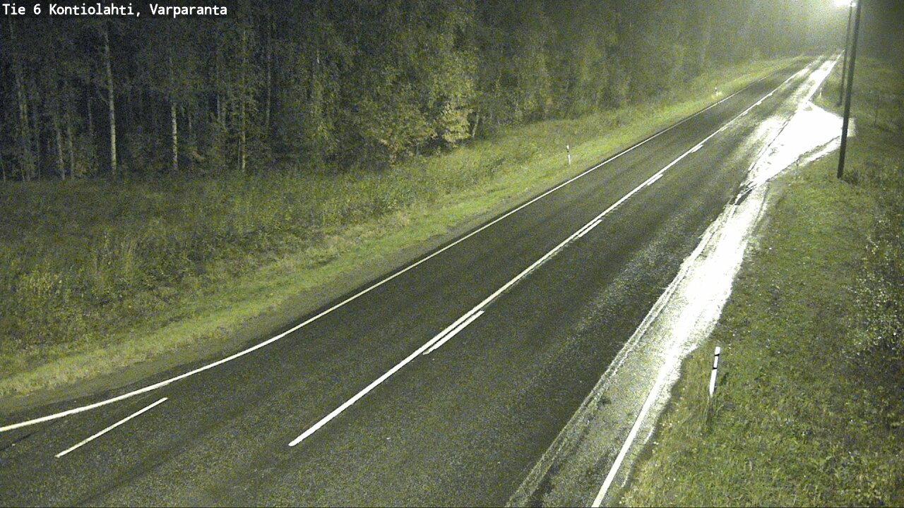 Weather Camera Image Road 6 Kontiolahti, Varparanta, Kontiolahti, Pohjois-Karjala