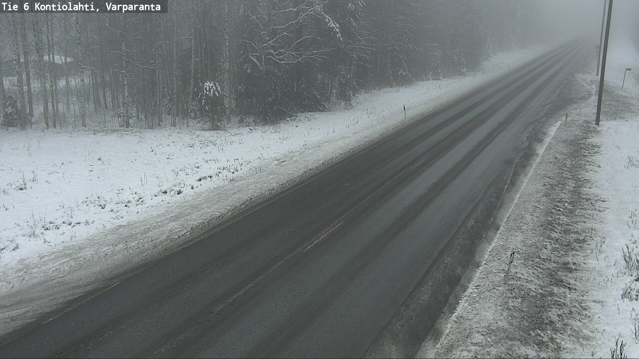 Weather Camera Image Road 6 Kontiolahti, Varparanta, Kontiolahti, Pohjois-Karjala