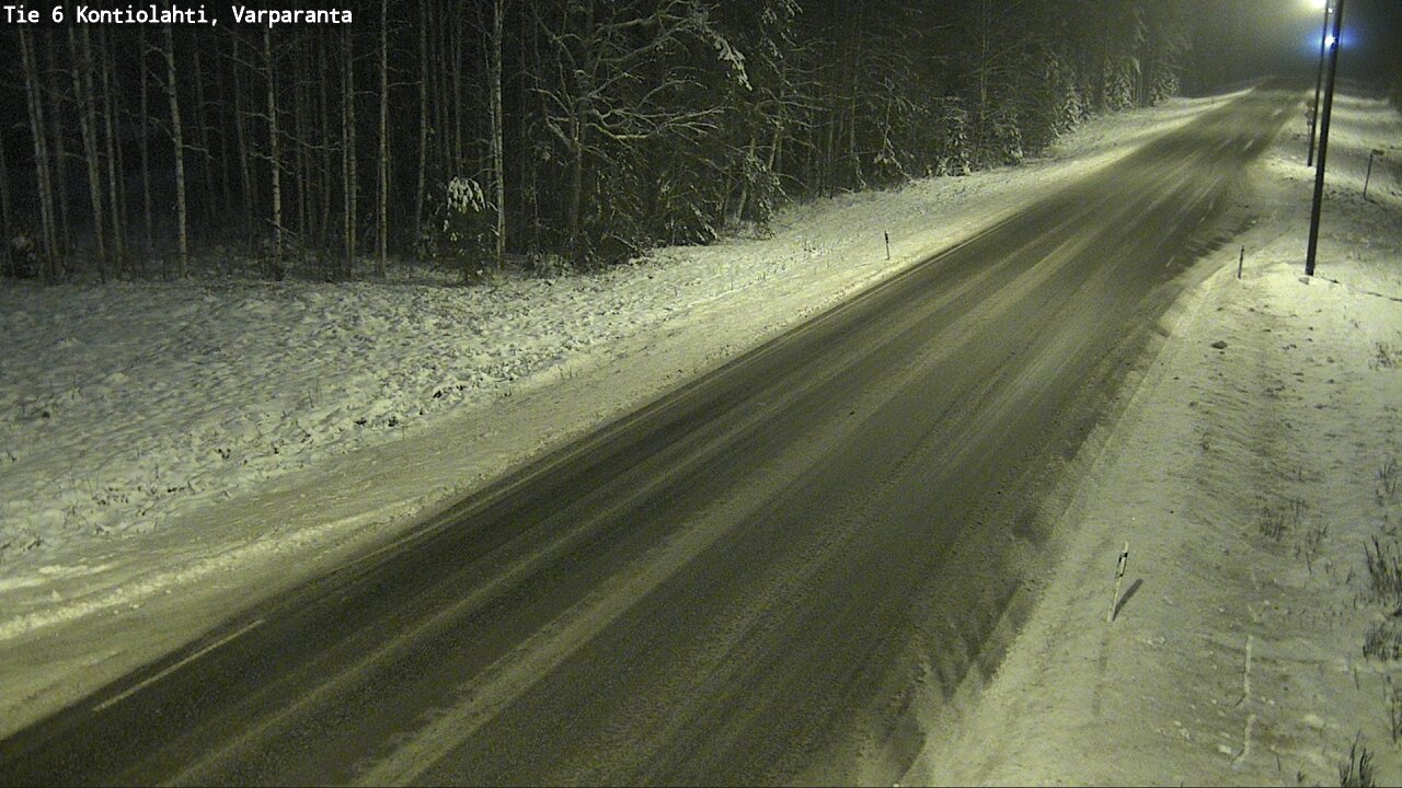 Weather Camera Image Road 6 Kontiolahti, Varparanta, Kontiolahti, Pohjois-Karjala